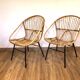 Adult rattan armchairs