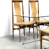 Oak dining chairs 1960s