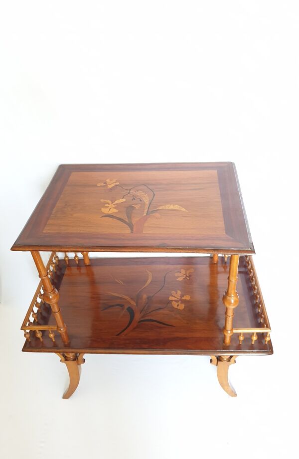 Table à thé art nouveau école de Nancy