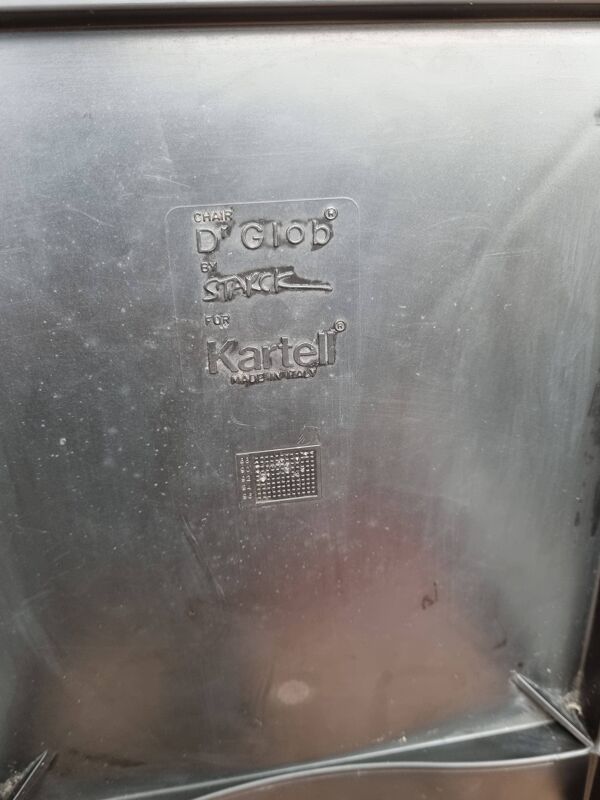 Chaise Dr. Glob par Philippe Starck pour Kartell, design postmoderne, 90s