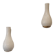 Pair of egg sconces by Jean Perzel - Atelier Perzel - Glass & Brass - ca 1940