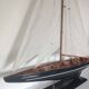 Large classic wooden pond sailboat model - Marine decor