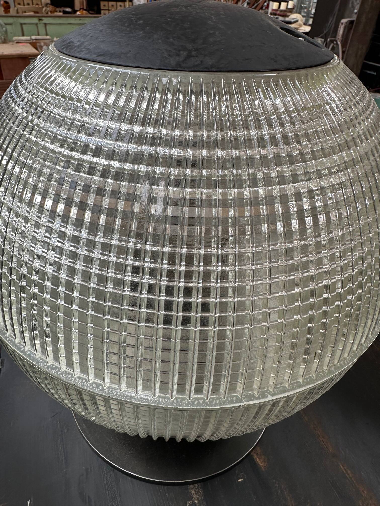 Suite of 3 70s holophanes