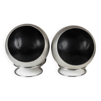 Grundig Audiorama 210 spherical stereo speakers, 1970