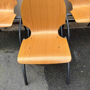Set of 4 industrial style chairs