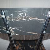 Set of 4 chairs formica marbled