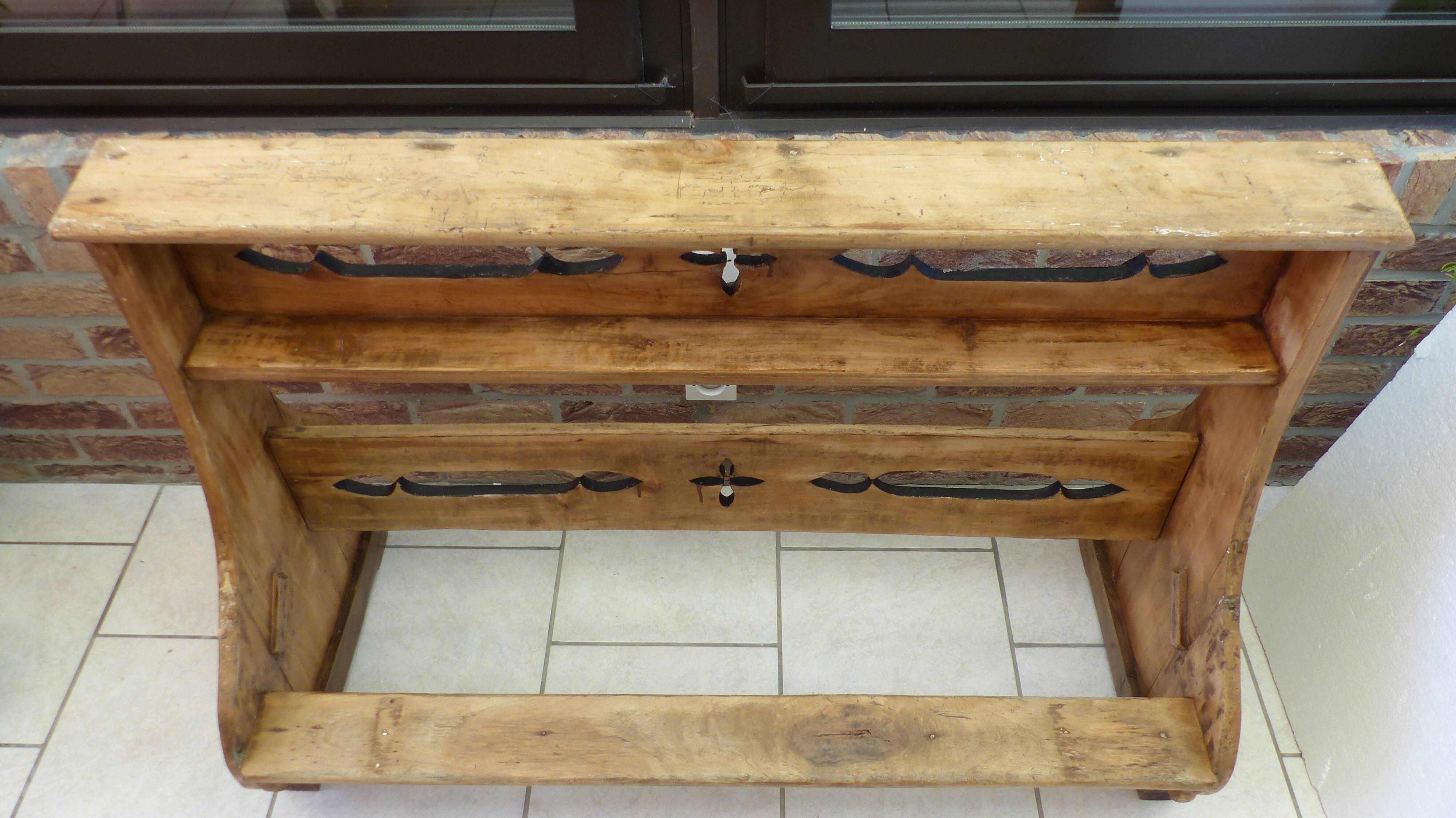 Old church pew