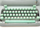 Hermes 3000 Green Typewriter Revised with New Ribbon