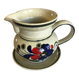 Pitcher and its earthenware saucer from Poteries Waechtersbach