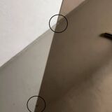 Chrome smoked glass dining table | Italy | 1970s