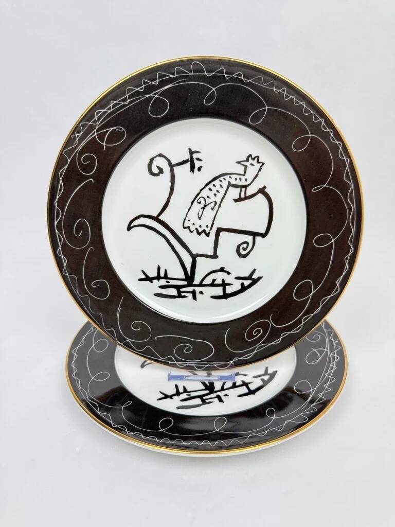 Javier Mariscal for Bidasoa, set of 18 plates.