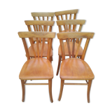 Six chairs of bistro Luterma 60s