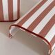 Pair of fabric wall lights