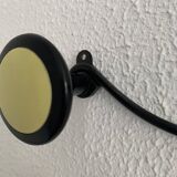 Vintage 1960s coat rack yellow banana mural 4 hooks - 65 x 7 cm