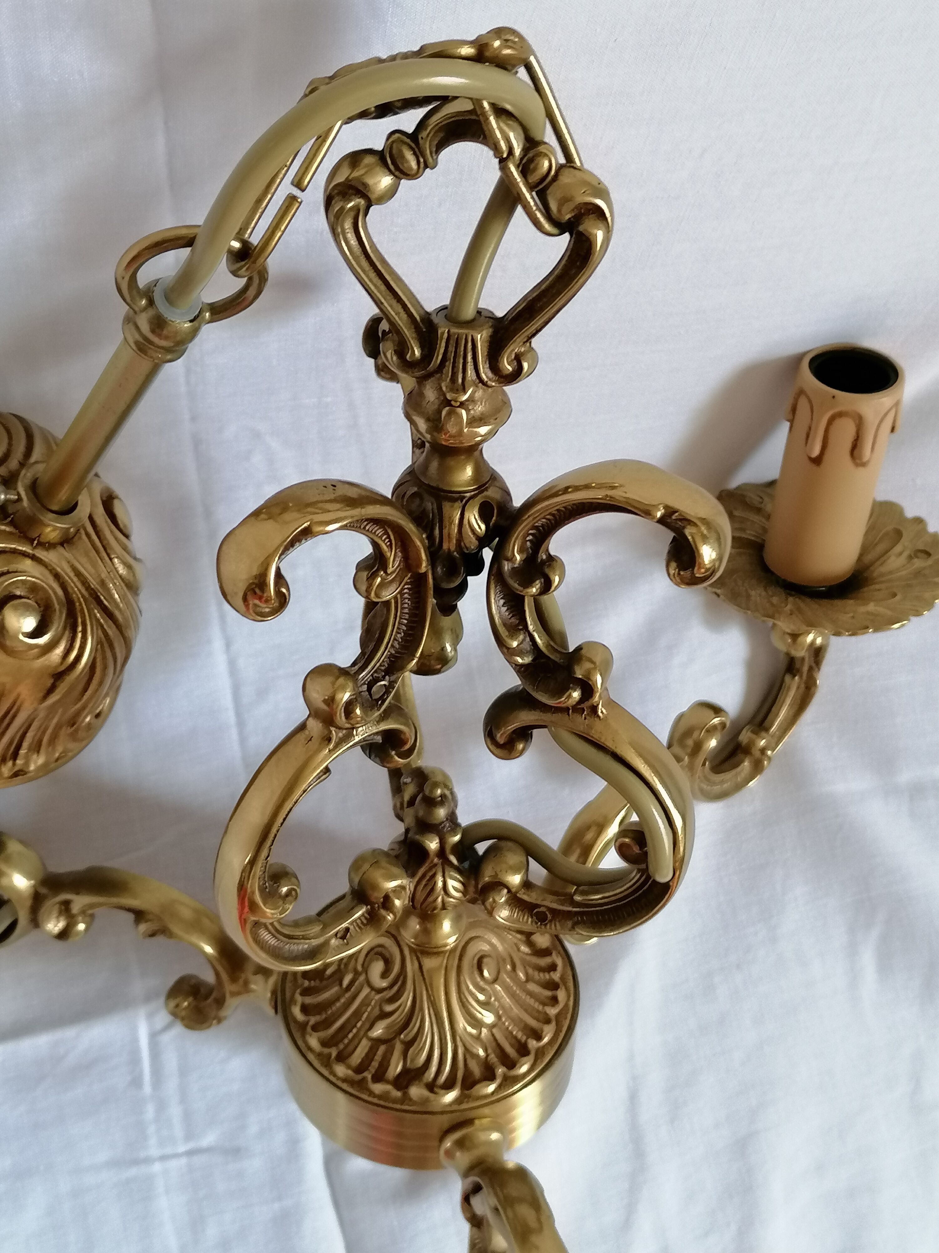 Bronze chandelier 3 lights