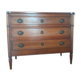 Commode  style Louis XVI merisier tiroirs 3