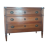 Commode  style Louis XVI merisier tiroirs 3