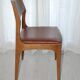 Suite de 4 chaises scandinaves des années 60