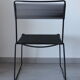 Chaise noire Spaghetti Giandomenico Belotti pour fly line