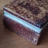 Tobacco set including a vintage stone ashtray.