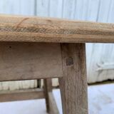 Wooden workshop stool from the 1950s