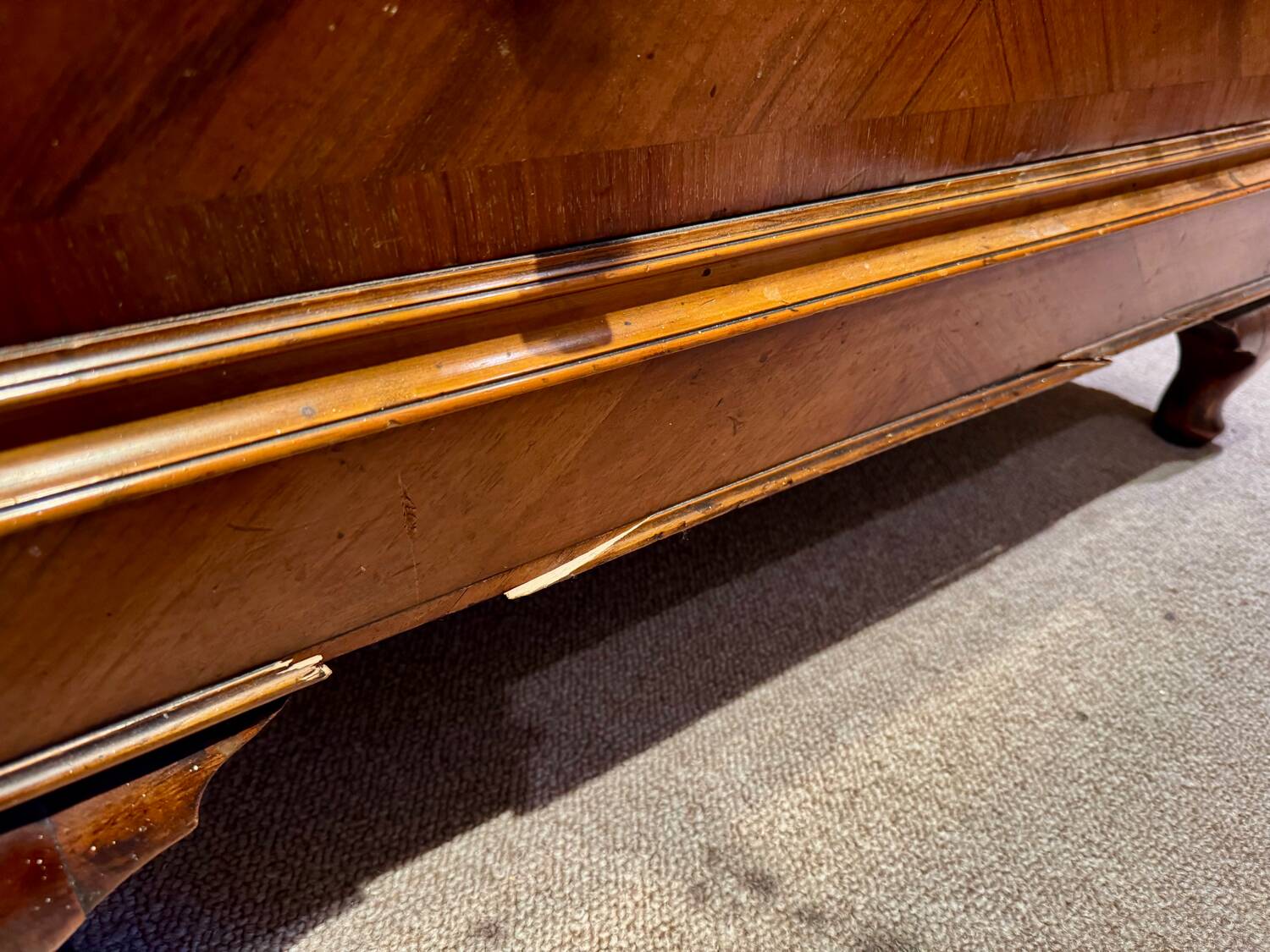 Superb tall solid wood chest of drawers – Art Deco style, circa 1900