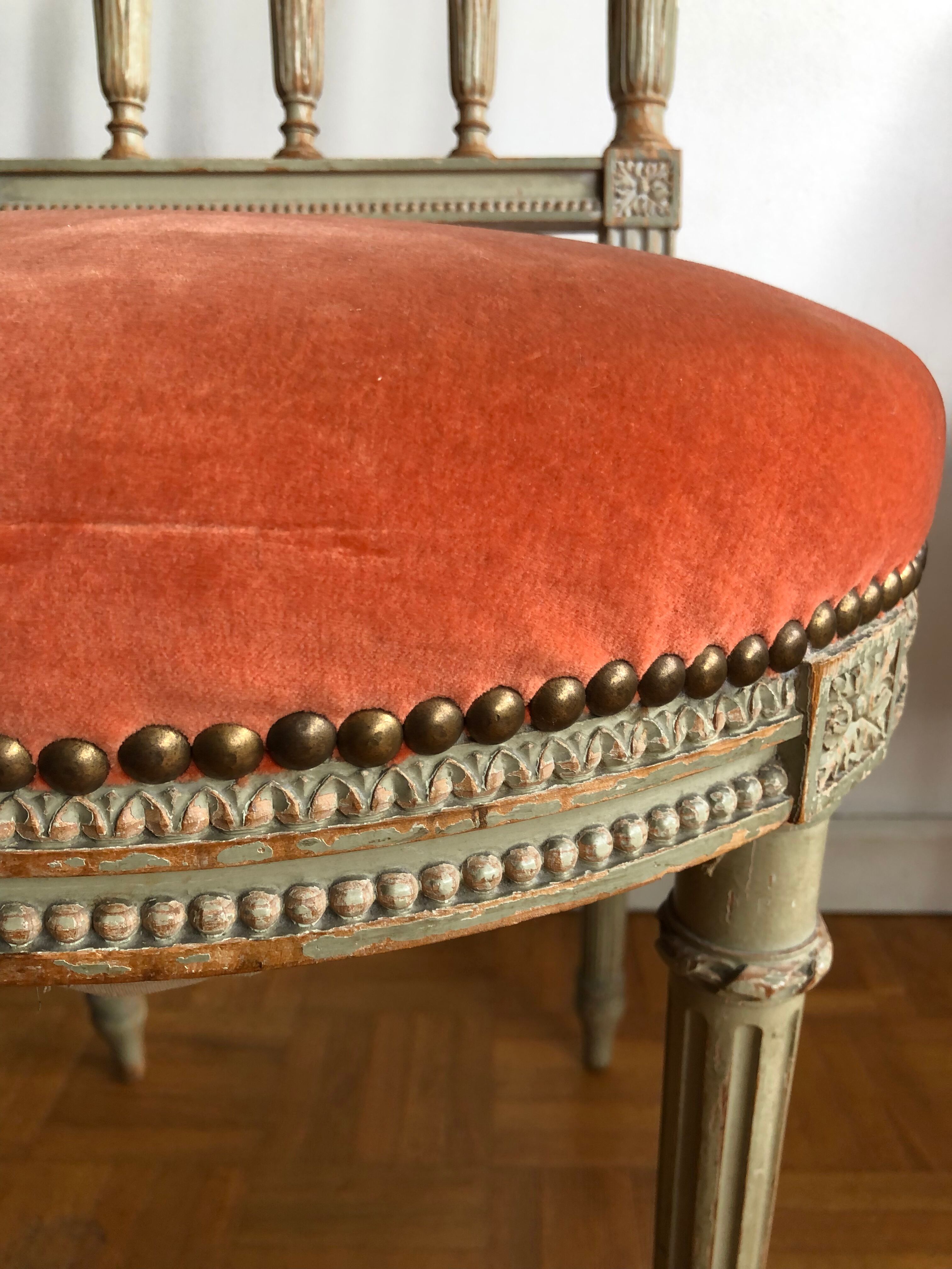 Pair of Louis XVI style chairs