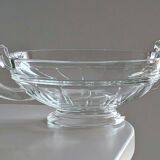 Glass fruit bowl, Val Saint Lambert style