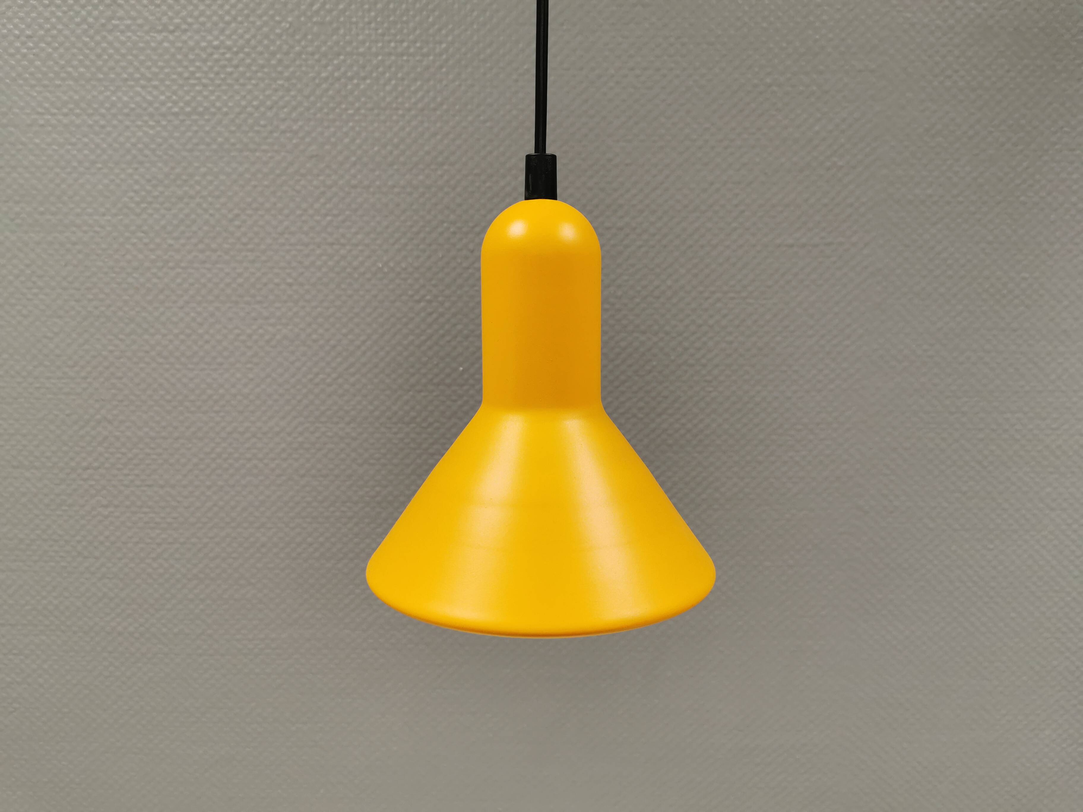 Hanging lamp in the "confetti" style. Denmark 1980s.