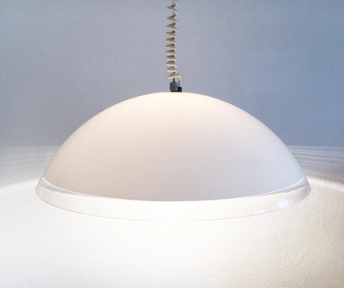 Suspended lamp model Bella di Notte vintage Italian by Franco Bresciani for Guzzini, 1970s.