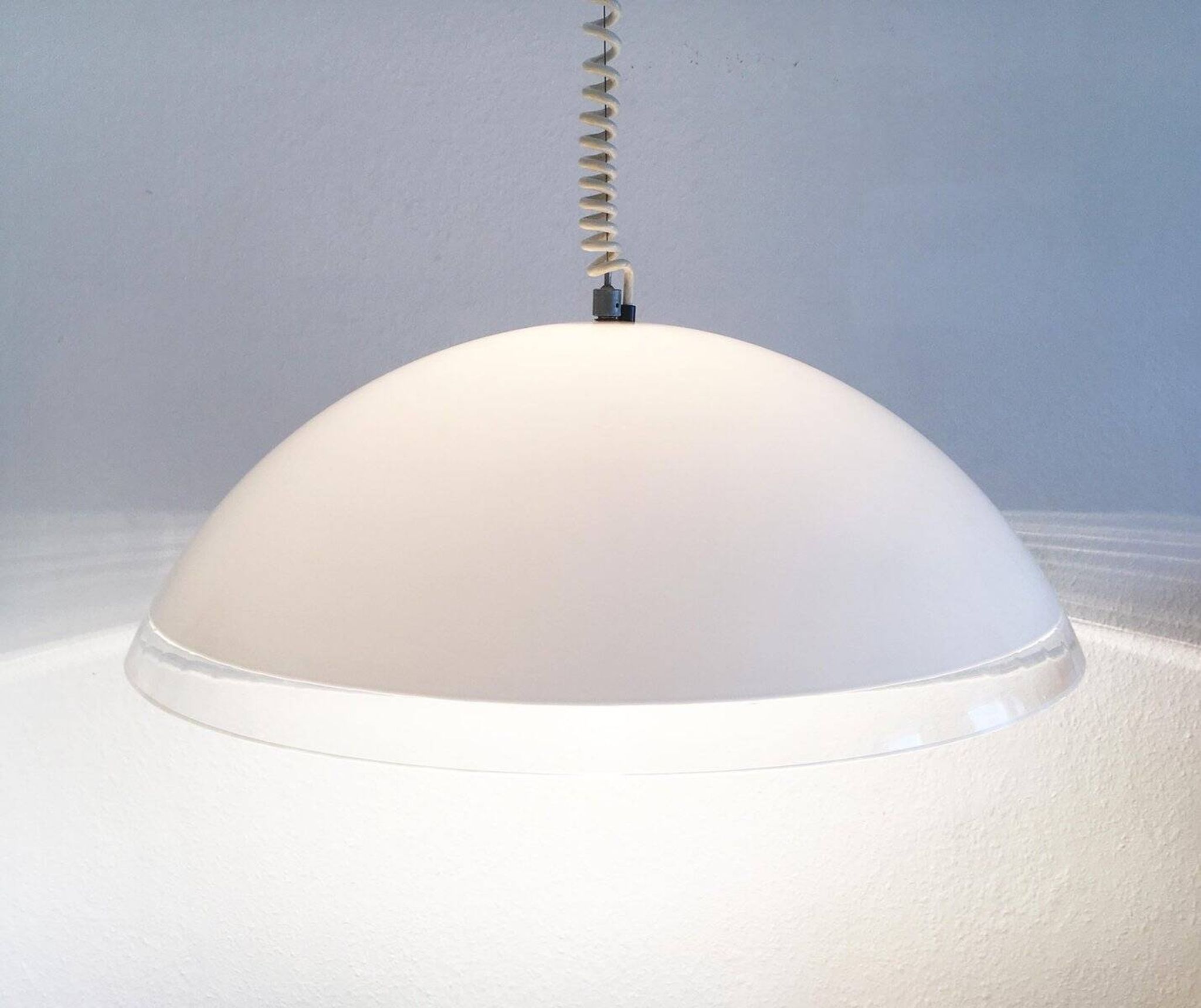 Suspended lamp model Bella di Notte vintage Italian by Franco Bresciani for Guzzini, 1970s.