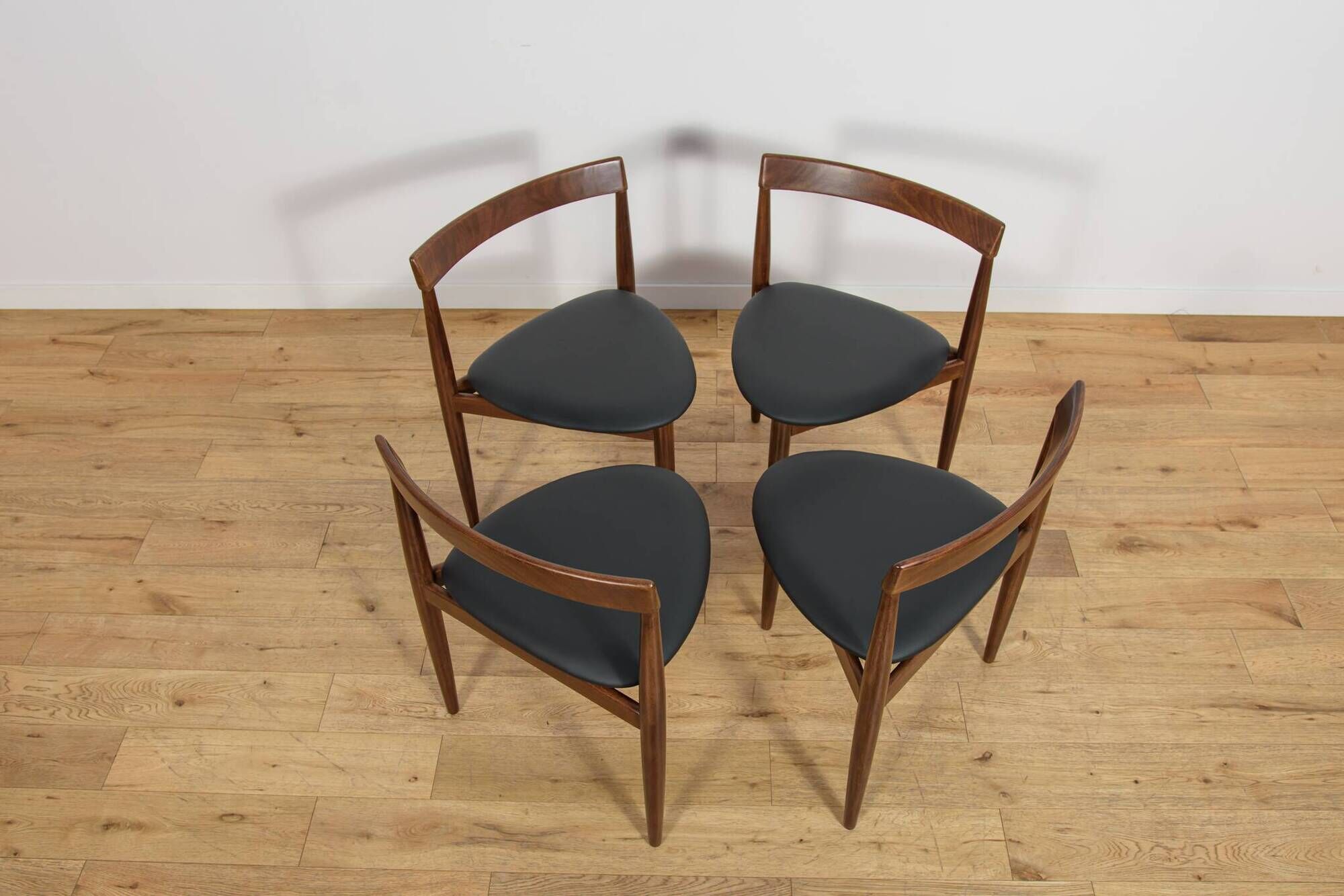 Mid-Century Dining Set by Hans Olsen for Frem Røjle, Denmark, 1950s, Set of 5