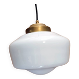 Harold opaline globe pendant light