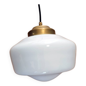 Harold opaline globe pendant light