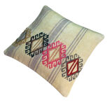 Vintage turkish kilim cushion cover, 40 x 40 cm
