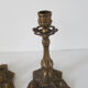 Pair of brass candlesticks