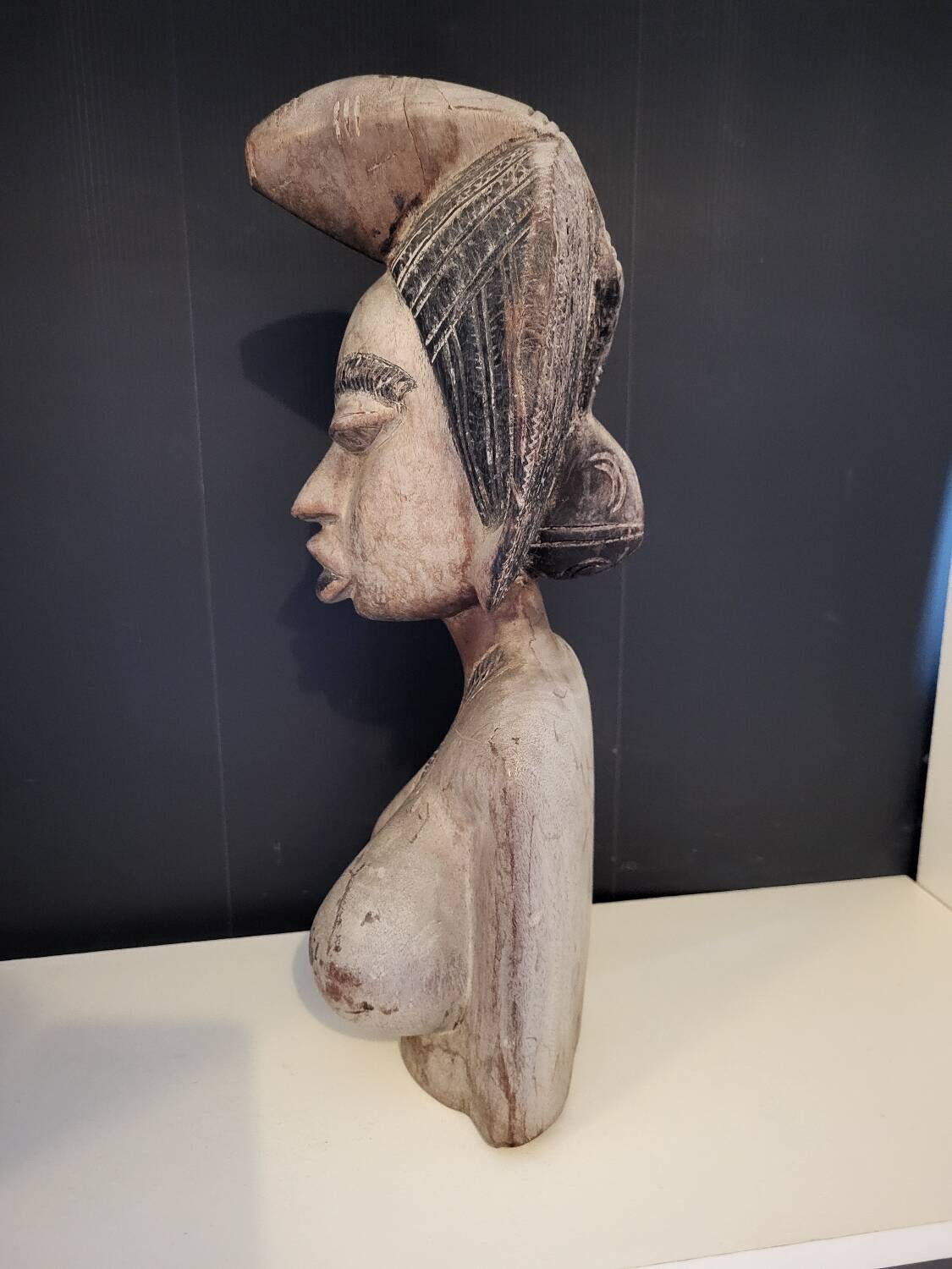 African woman bust