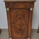 Empire-style bedside table in walnut