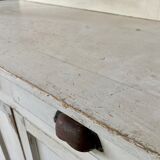 Old white Parisian buffet