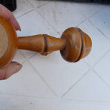 Wooden coat rack bamboo style 40s, 2 hooks