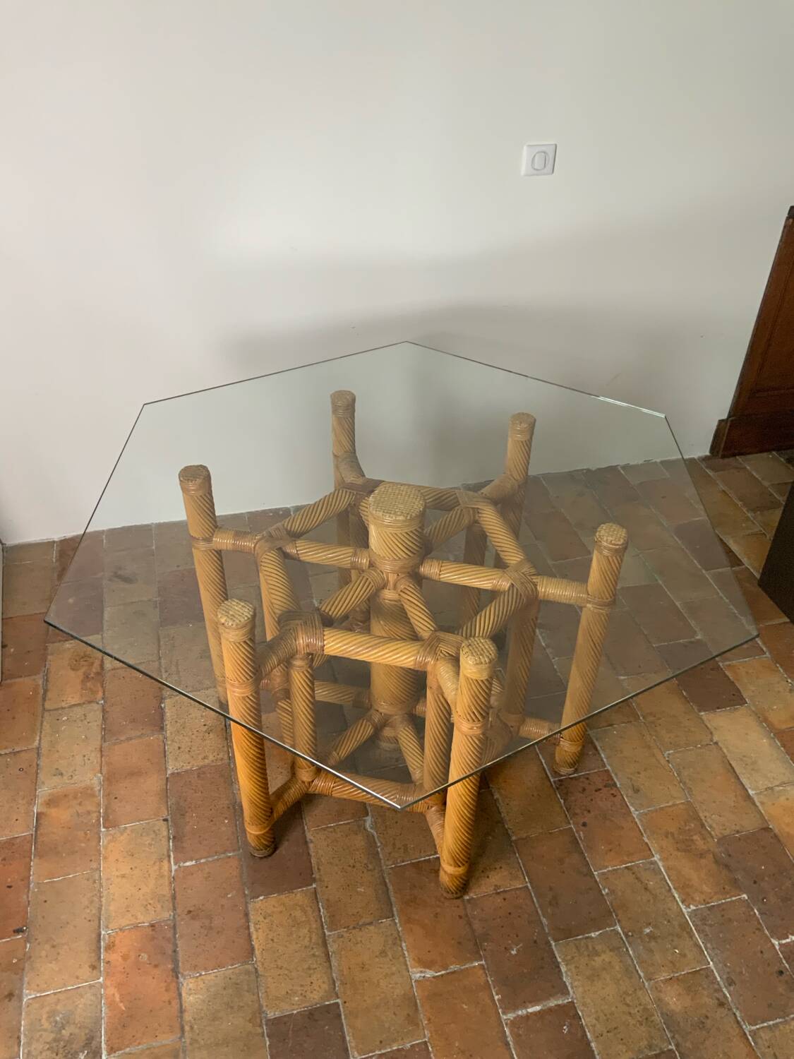 Modern and organic dining table