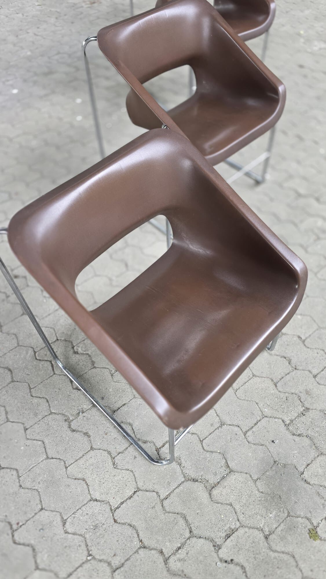 Suite de 6 fauteuils “Lotus Series”  Paul Boulva-Artopex, Canada-1970