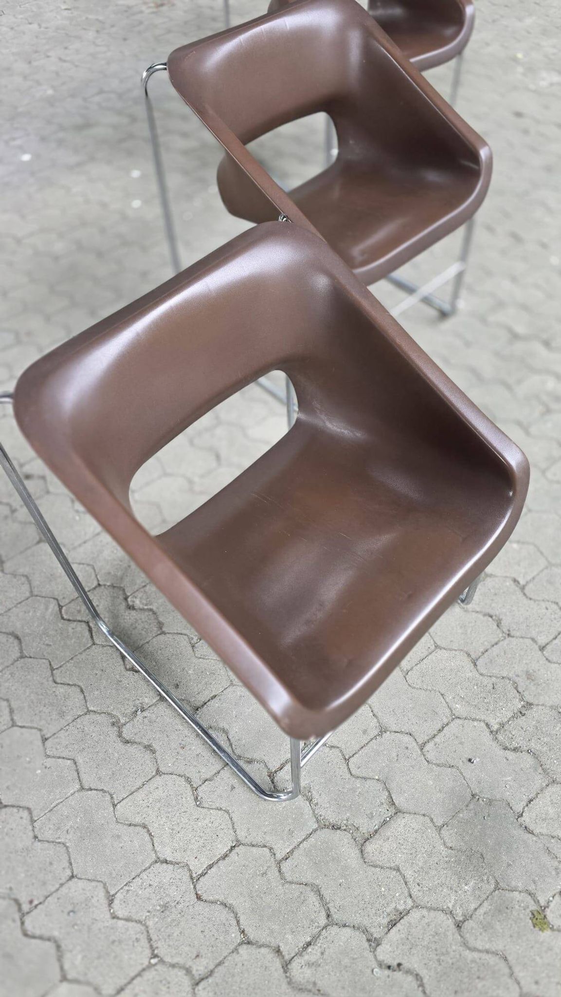 Set of 6 "Lotus Series" armchairs by Paul Boulva-Artopex, Canada - 1970
