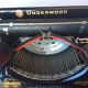 Old-typewriter Underwood portable