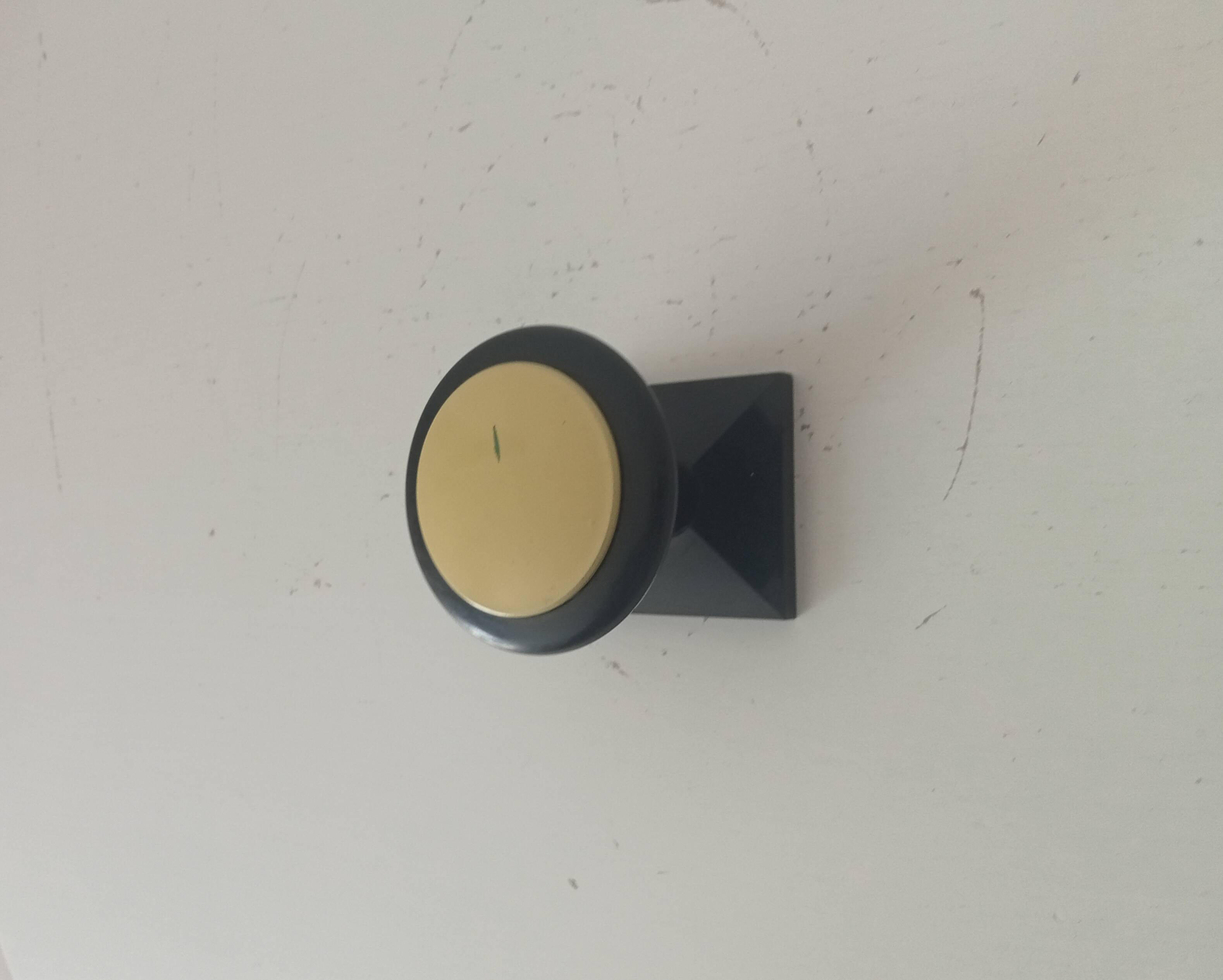 Vintage 1960s wall coat hook.
