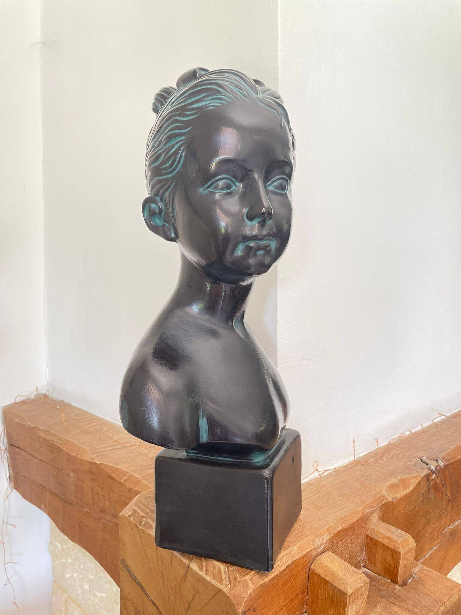 Large bust of Marie-Louise Brongniart (by Jean-Antoine Houdon)