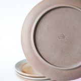 Set of 5 Marais stoneware dessert plates, 1960
