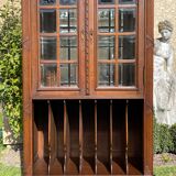 Music cabinet in walnut style Louis XVI