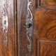 Classic Piedmontese walnut wardrobe from the early 18th century
