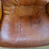 Lounge chair edited by Ring mobelfabrikk Scandinavian leather